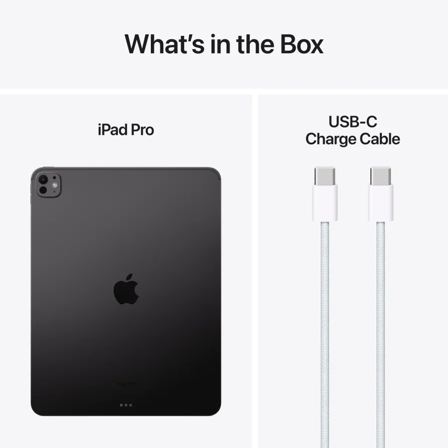 iPad Pro 13 M4, 256 GB Wi-Fi Standard glass 2024, Space Black — Image №9