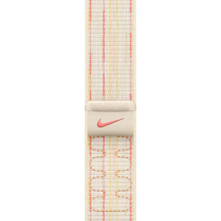 Удлинитель ремешка APPLE 46мм Nike Sport Loop Nike Sport Loop Starlight/Pink для Apple Watch 44/46 mm — Изображение №1