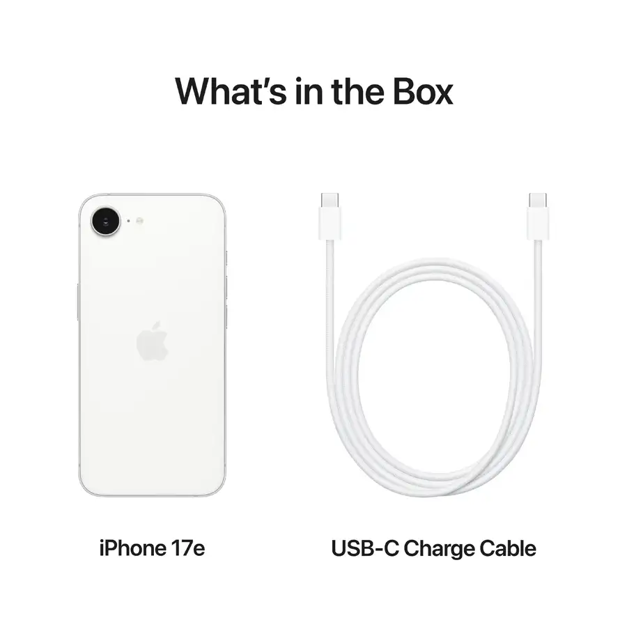 Apple iPhone 17e, 256 GB, White — Image №7 Apple iPhone 17e, 256 GB, White — Image №7