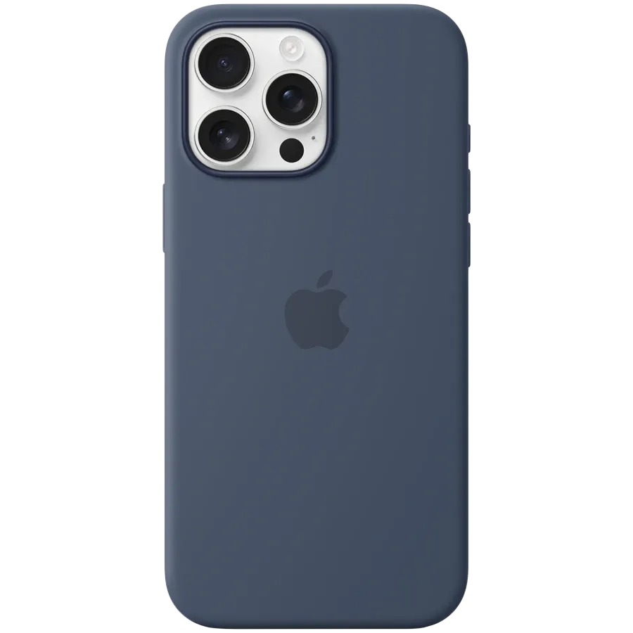 APPLE Θήκη Silicone Case with MagSafe με MagSafe, Denim for iPhone 16 Pro Max — Εικών №1 APPLE Θήκη Silicone Case with MagSafe με MagSafe, Denim for iPhone 16 Pro Max — Εικών №1