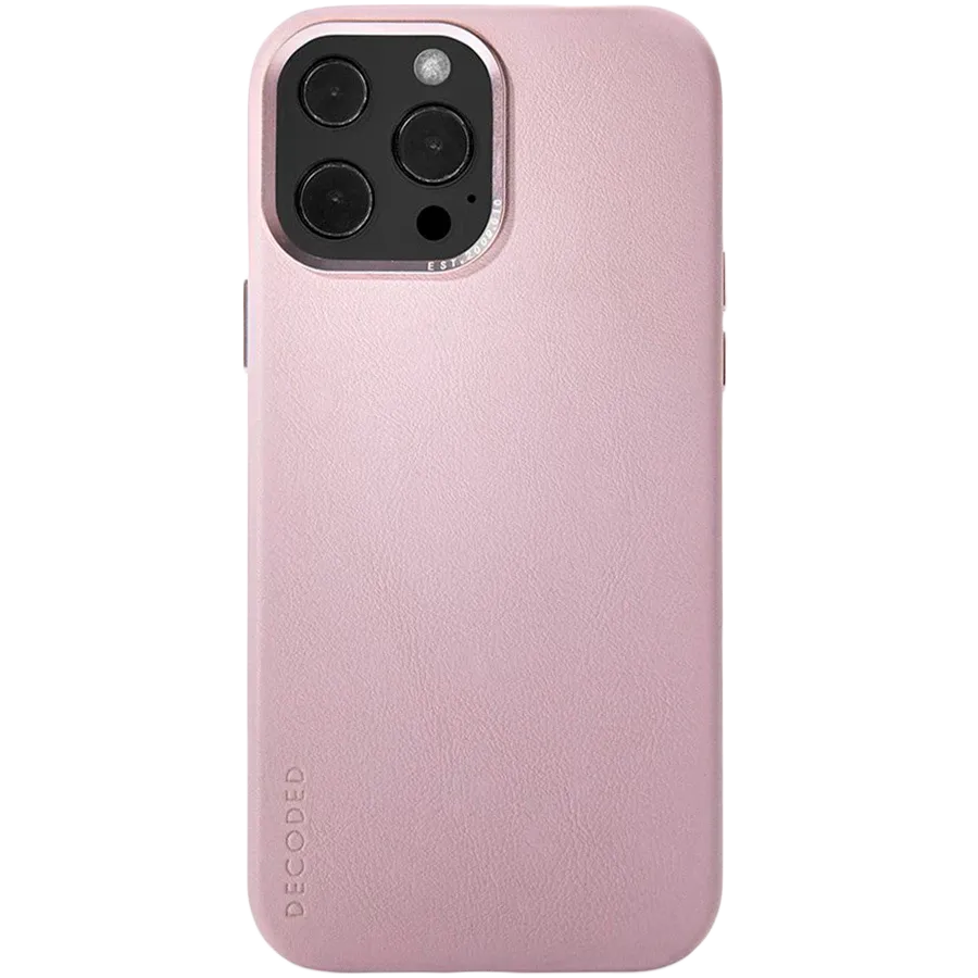 DECODED Θήκη Leather Case με MagSafe, Powder Pink for iPhone 13 Pro Max — Εικών №1