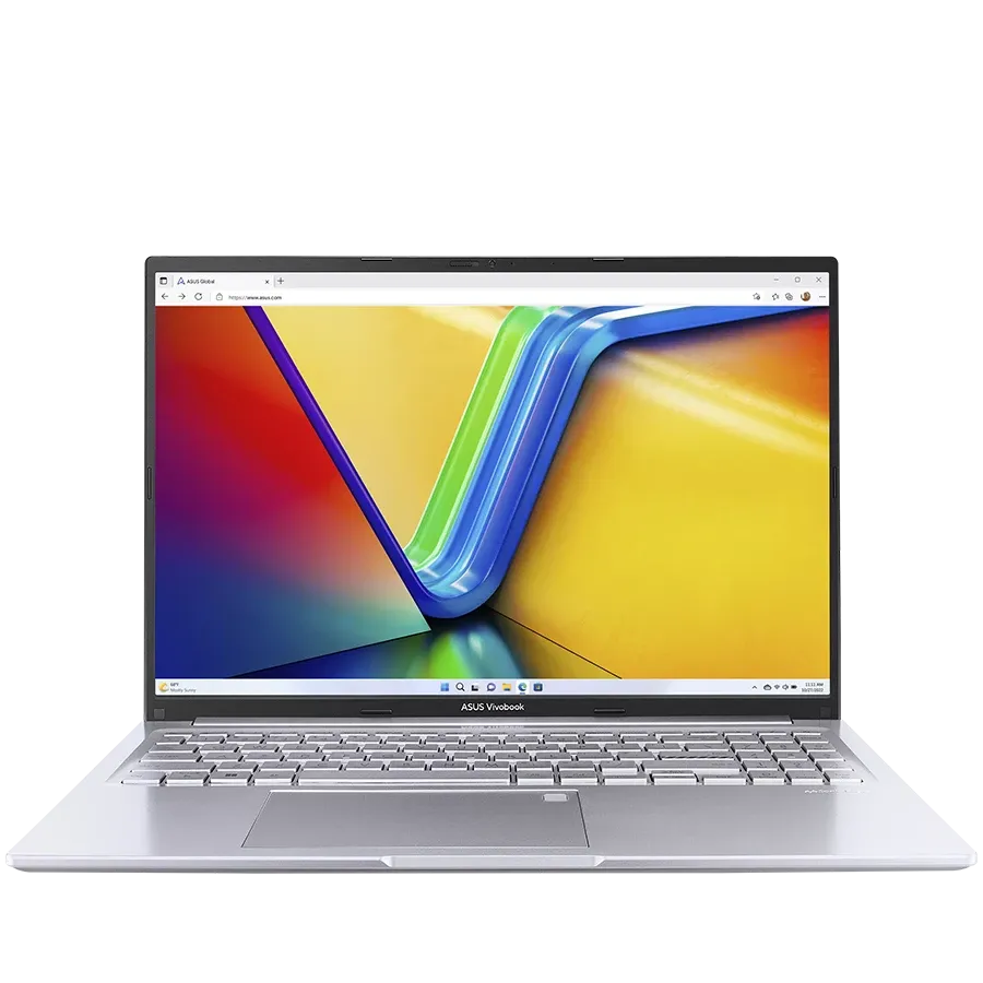 Φορητός ASUS 16" (1920x1200), Ryzen 7 170, 16 γιγαμπάιτε, 680M, Ασημί, 1 τεραμπάιτε — Εικών №1 Φορητός ASUS 16" (1920x1200), Ryzen 7 170, 16 γιγαμπάιτε, 680M, Ασημί, 1 τεραμπάιτε — Εικών №1