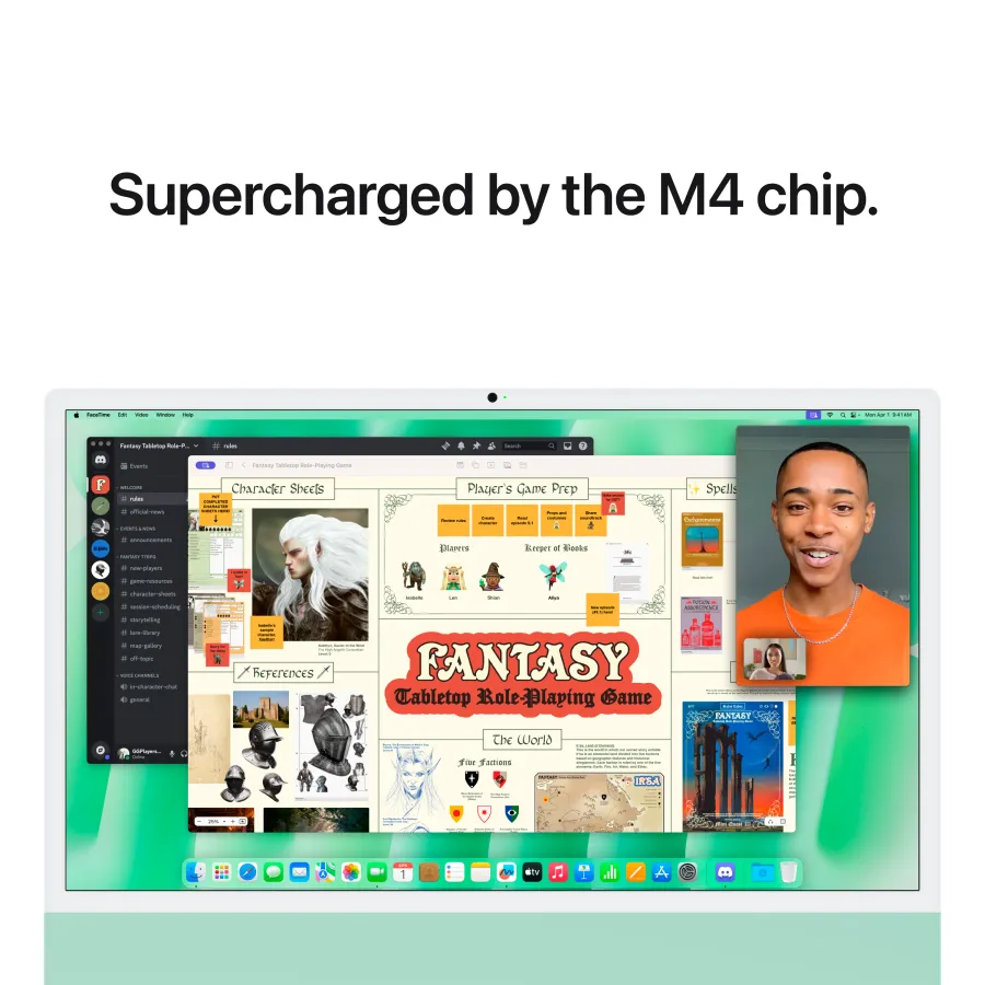 Apple iMac 24", Apple M4 (10C CPU/10C GPU), 16 GB, 256 GB SSD, Green — Image №6 Apple iMac 24", Apple M4 (10C CPU/10C GPU), 16 GB, 256 GB SSD, Green — Image №6