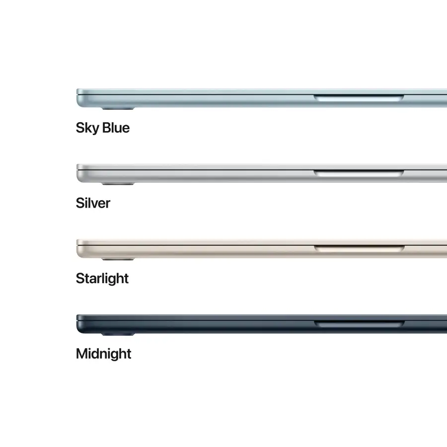 Apple MacBook Air 15.3"  Apple M4 (10C CPU/10C GPU), 16 GB, 512 GB, Silver, 2025 — Εικών №3