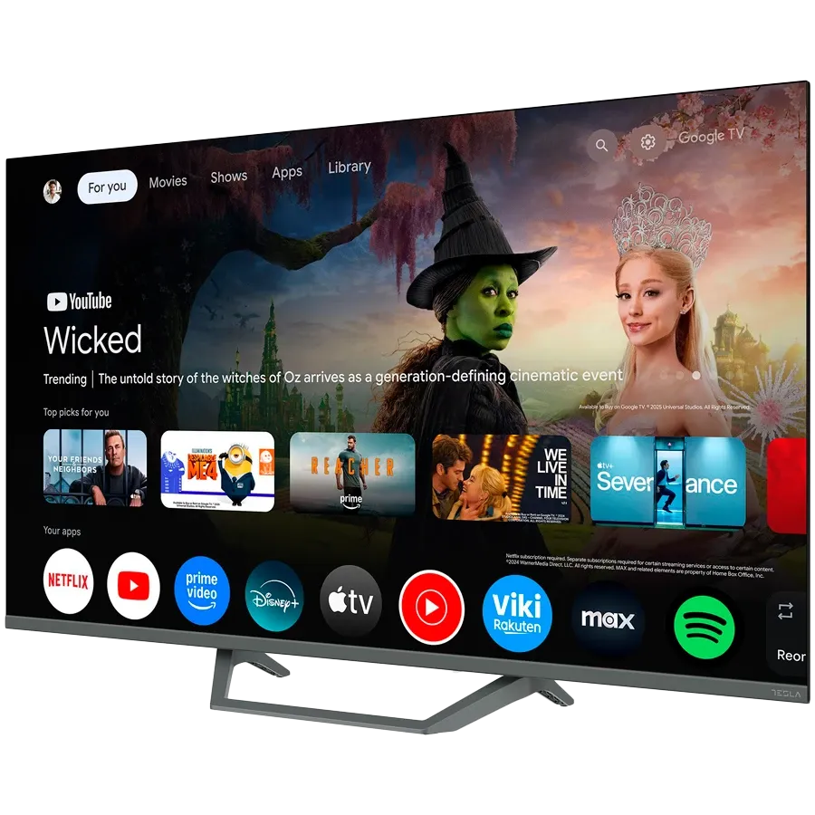 TESLA Смарт ТВ, QLED, 50", UHD, Серый — Изображение №3