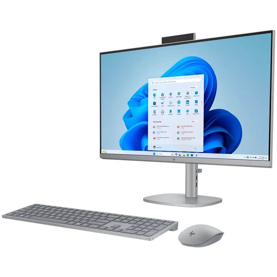 HP INC Desktop Computer Core Ultra 5, 16 GB, Meteor Silver, 1 TB — Image №3