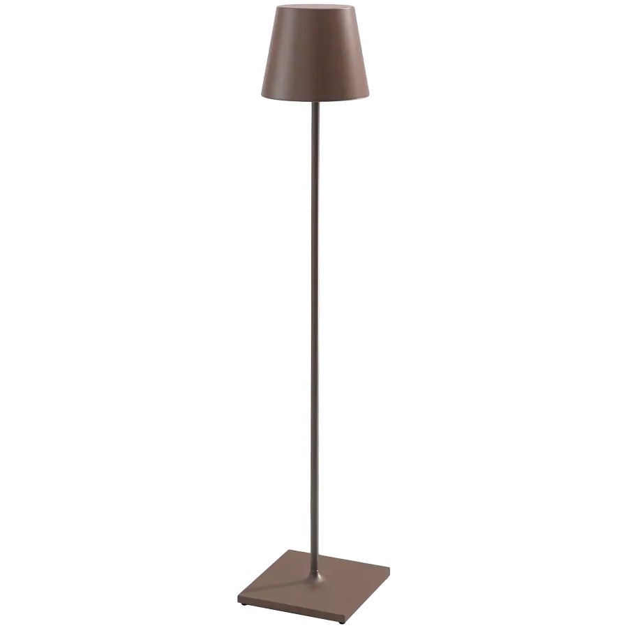 ZAFFERANO POLDINA PRO XXL FLOOR LAMP 280x1500mm. PAINTED MATT CORTEN6.5W LED 510lm. — Εικών №1