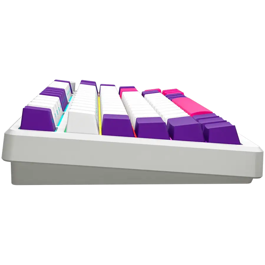 LORGAR KBP7075W Gaming Keyboard, Wireless, White, EN — Image №4