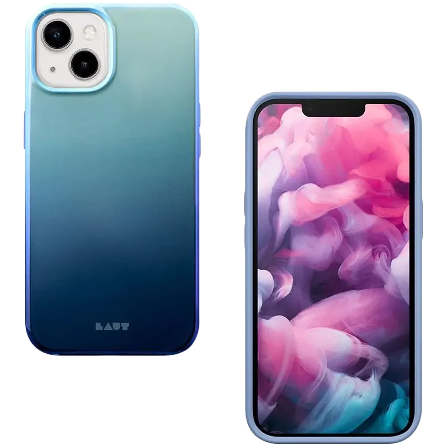 LAUT Защитный чехол Huex Fade , Синий аргон для iPhone 13 — Изображение №2