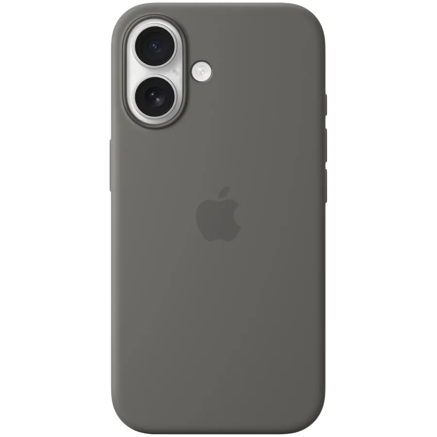 APPLE Θήκη Silicone Case with MagSafe με MagSafe, Stone Grey for iPhone 16 — Εικών №1