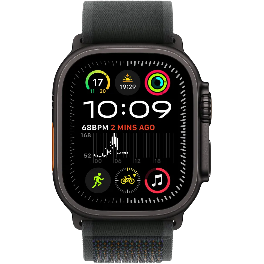 Apple Watch Ultra 2 2024, 49мм, Black Titanium, Черный Trail Loop, S/M — Изображение №2