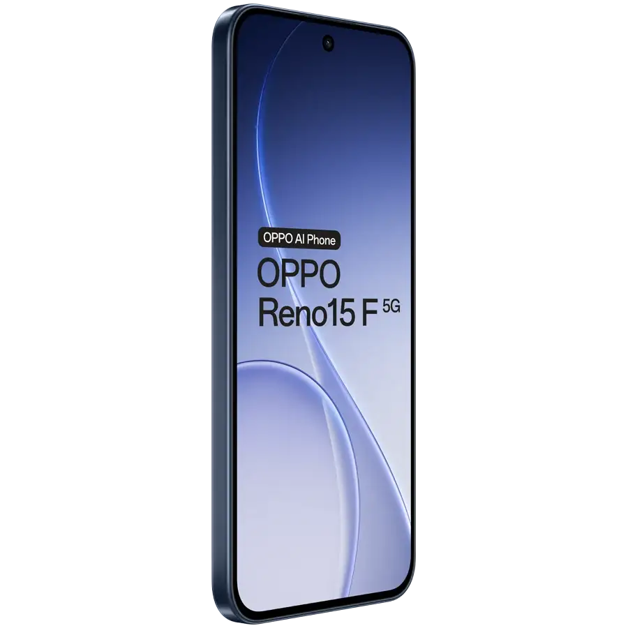 OPPO Reno15 F 5G 256 GB, Dark Blue — Image №3 OPPO Reno15 F 5G 256 GB, Dark Blue — Image №3