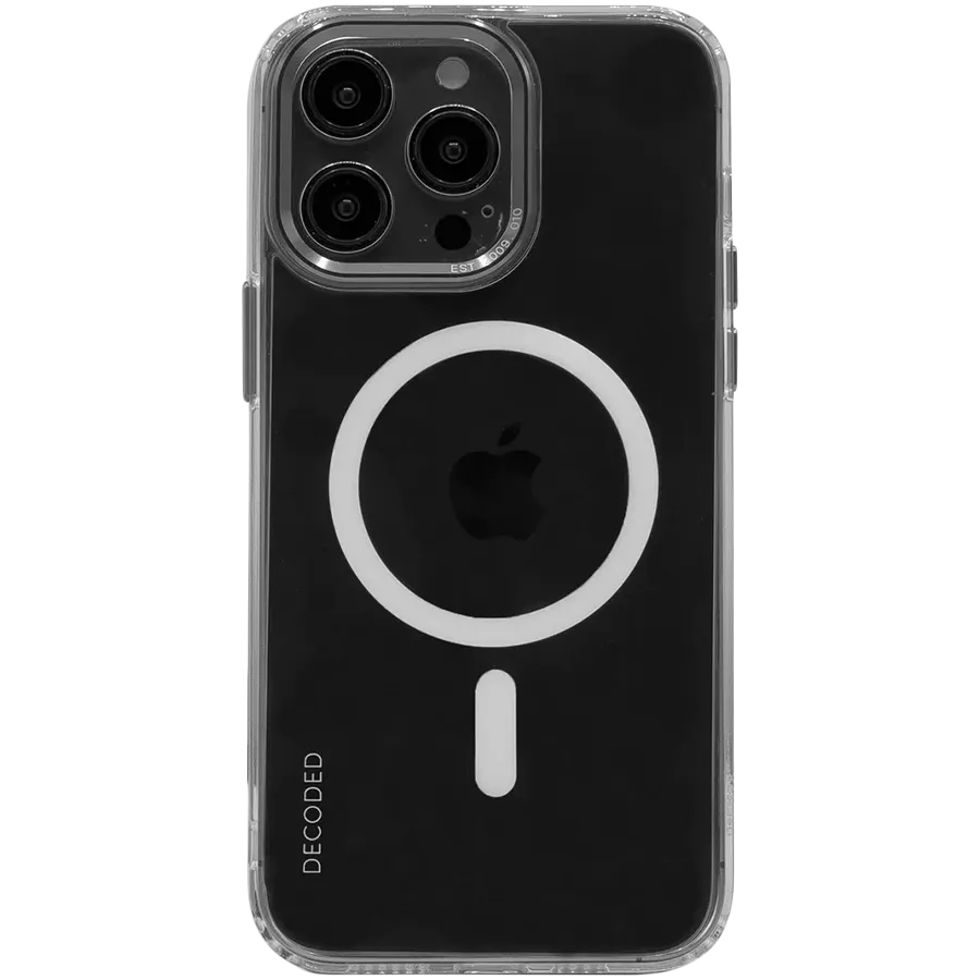DECODED Case Recycled Plastic Clear with MagSafe, Clear for iPhone 14 Pro Max — Image №2