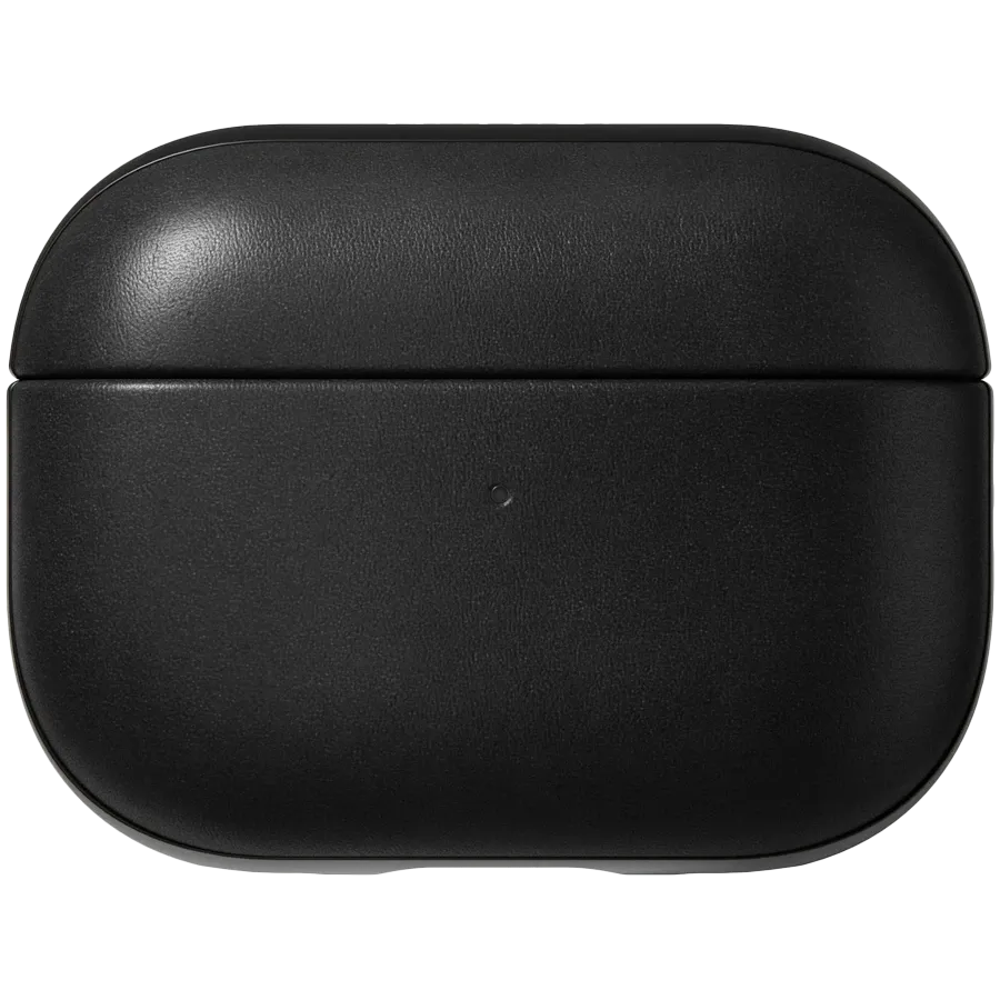 NOMAD Чехол Modern Leather Case , Чёрный для AirPods Pro (Gen. 2) — Изображение №1