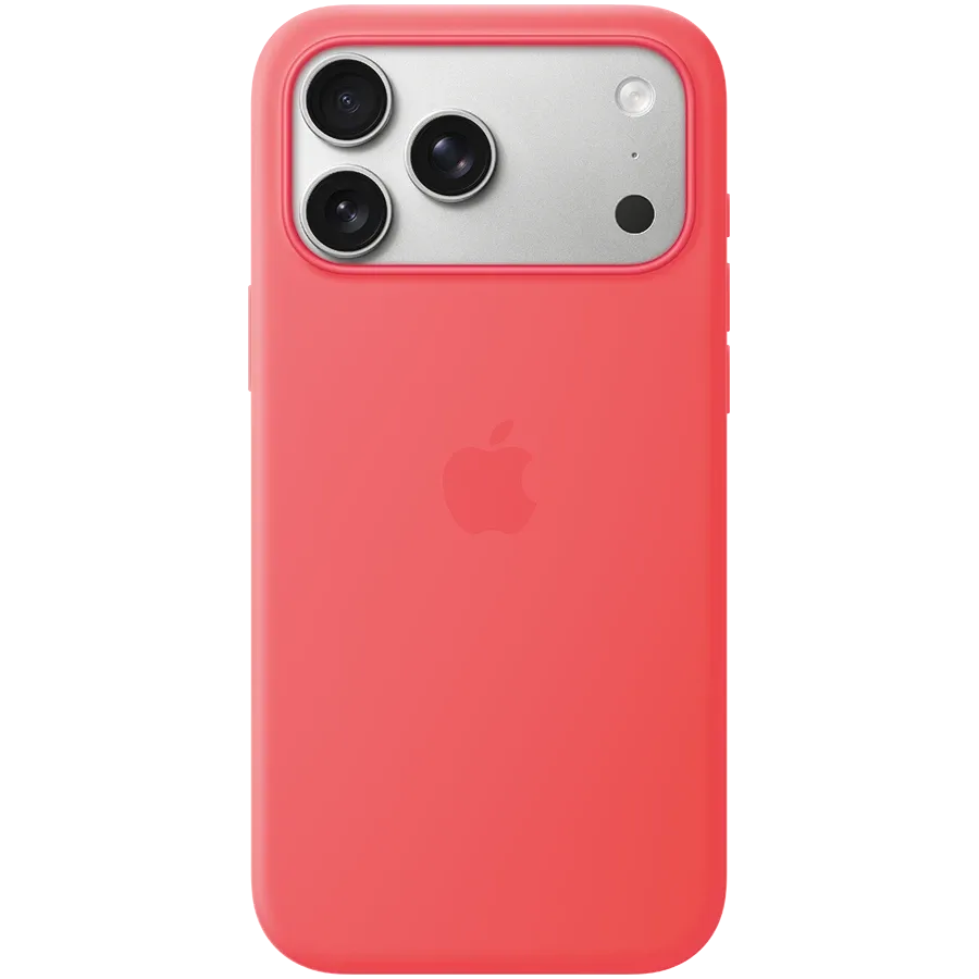 APPLE Θήκη Silicone Case με MagSafe, Bright Guava for iPhone 17 Pro Max — Εικών №1