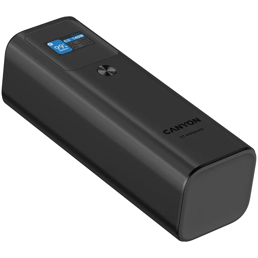 CANYON Power Bank, 27000 mAh, Σκούρο Γκρι — Εικών №5
