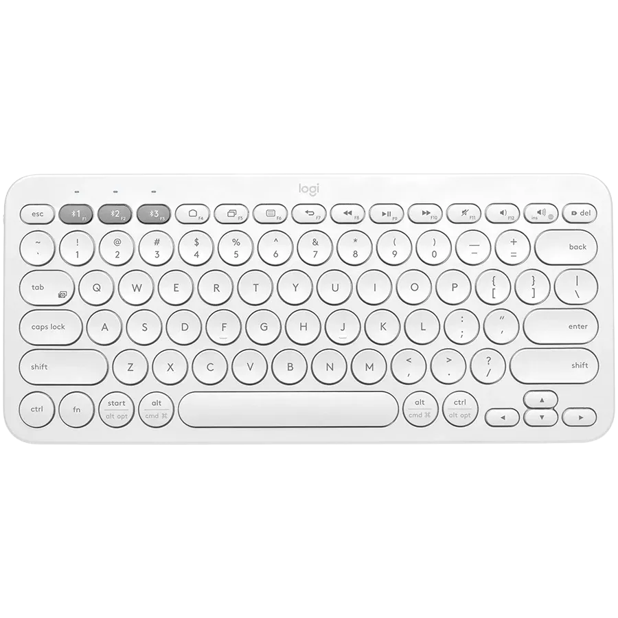 LOGITECH K380 Keyboard, Wireless, White, US EN — Изображение №1