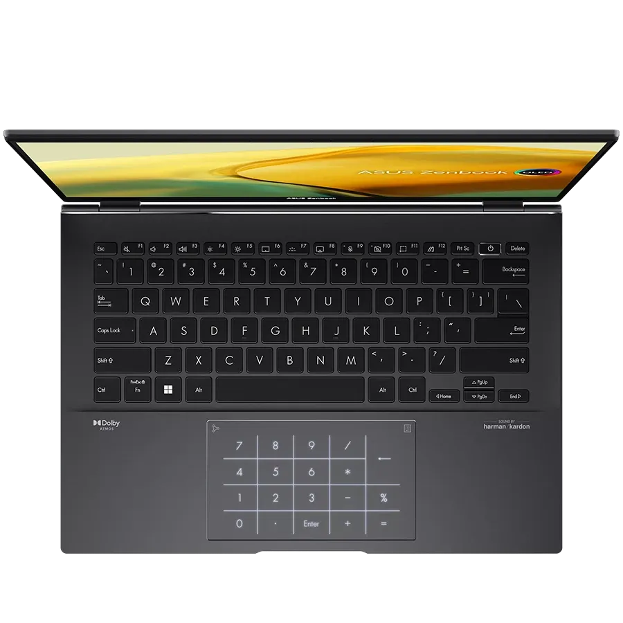 Laptop ASUS 14" (1920x1200 60Hz), Ryzen AI 7 445, 32 GB, 840M, Jade Black, 1 TB — Image №5 Laptop ASUS 14" (1920x1200 60Hz), Ryzen AI 7 445, 32 GB, 840M, Jade Black, 1 TB — Image №5