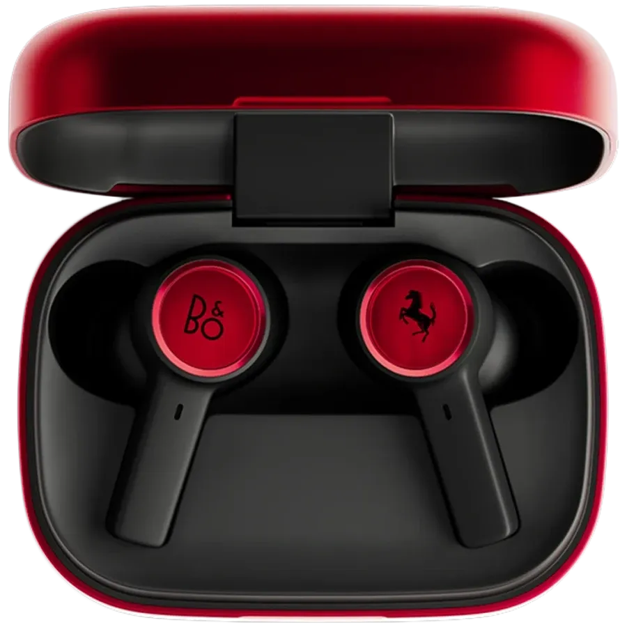 Беспроводные наушники BANG & OLUFSEN Beoplay EX, Ferrari Red/Black Edt — Изображение №5