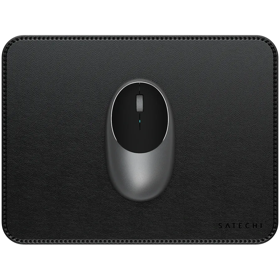 SATECHI Vegan-Leather Premium Mouse Pad, Μαύρος — Εικών №2
