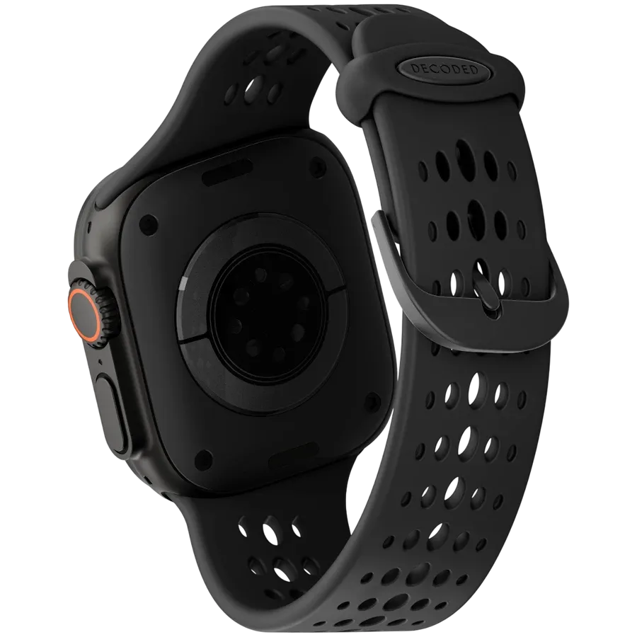 DECODED Band Extension Ares O Silicone Band Μαύρος Για Apple Watch 44 mmApple Watch 45 mmApple Watch 46 mmApple Watch 49 mm 44/45/46/49 mm — Εικών №4