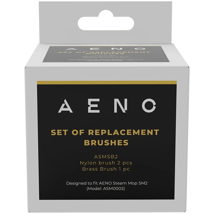 AENO Plastic scraper brush+Metal scraper brush για steam mop SM2  (Nylon - 2pcs, Metal - 1pc) — Εικών №2