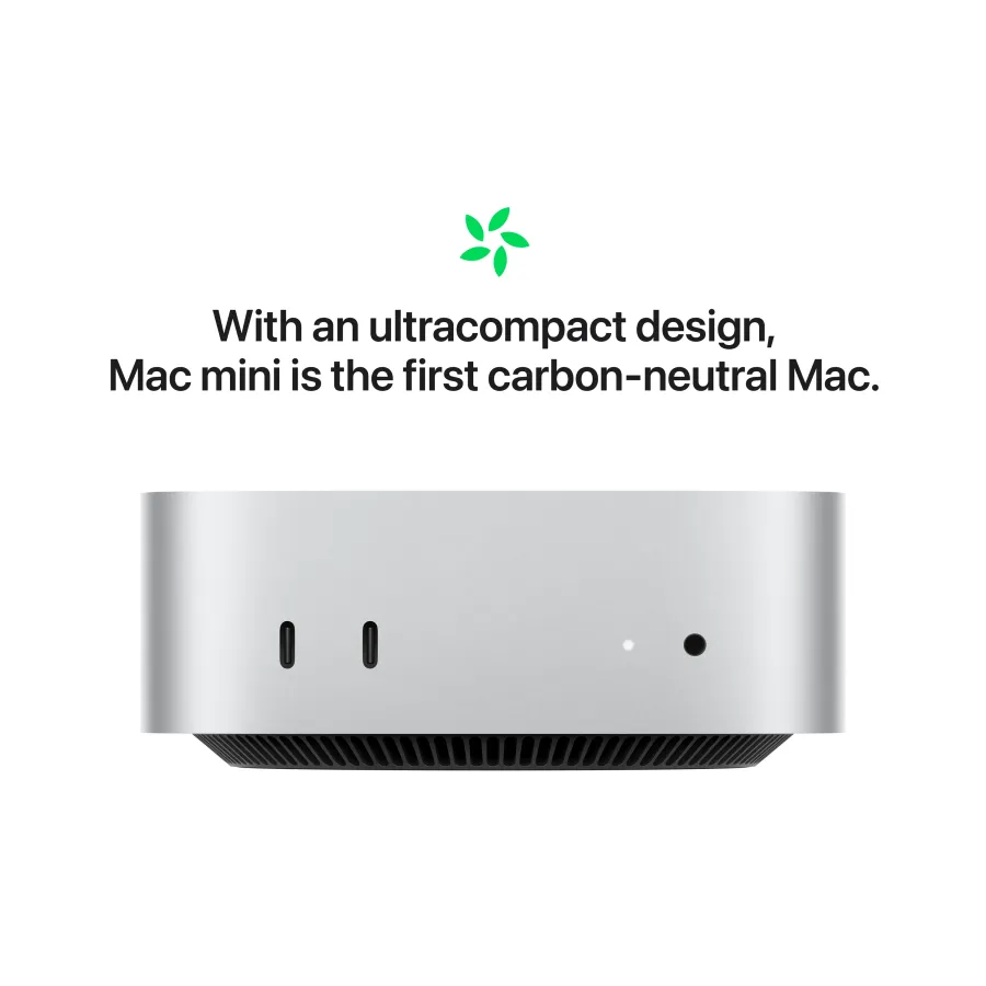 Apple Mac mini, Apple M4 (10C CPU/10C GPU), 24 GB, 512 GB SSD, Silver — Image №5