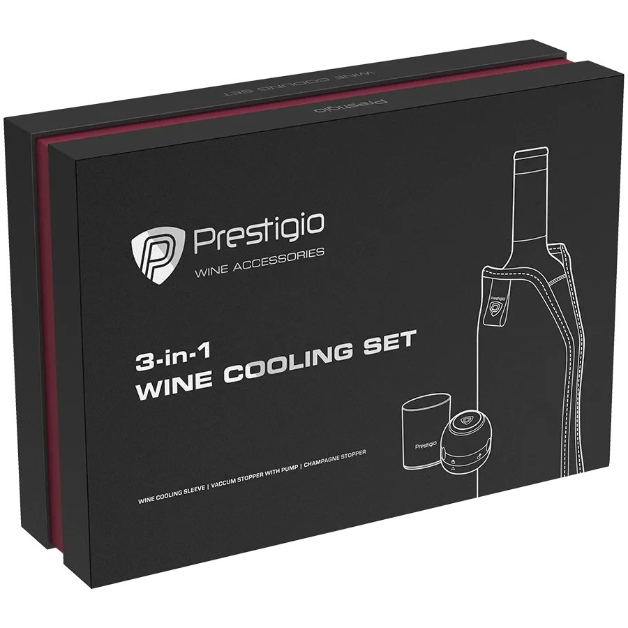 PRESTIGIO Охлаждающий чехол для вина, Чёрный — Изображение №18 PRESTIGIO Охлаждающий чехол для вина, Чёрный — Изображение №18
