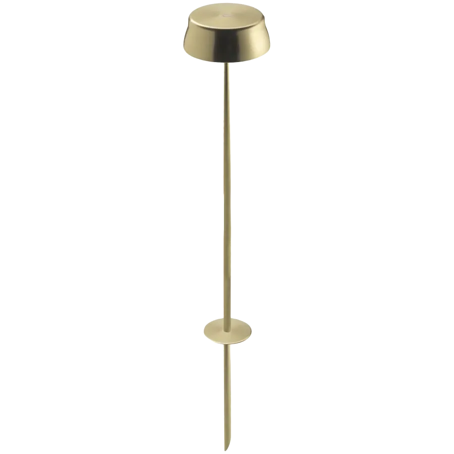 ZAFFERANO SISTER LIGHT WI-FI GARDEN 132x1060mm. ANODIZED GOLD. 3.2W 22/27/30/40K-5Vdc — Image №1