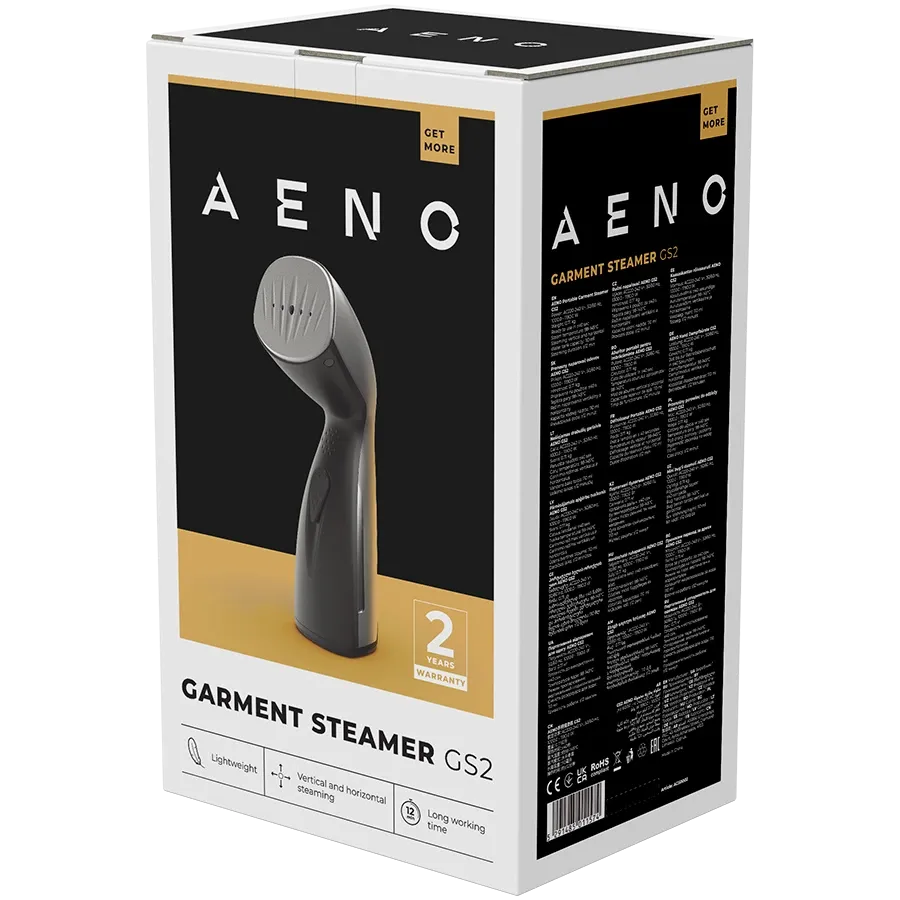 AENO GS2 Отпариватель для одежды, Металлическое покрытие — Изображение №8