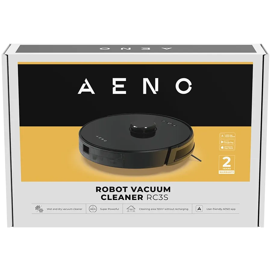 AENO Robotic Vacuum Cleaner, Black — Image №8 AENO Robotic Vacuum Cleaner, Black — Image №8
