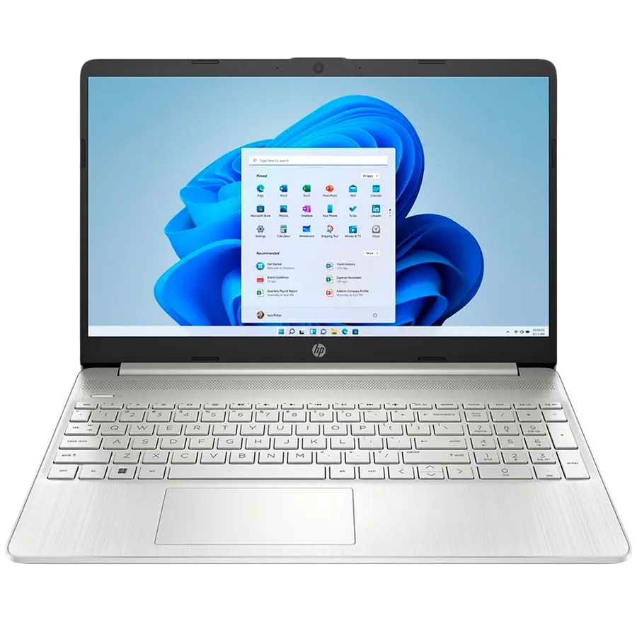 Φορητός HP INC 15.6" (1920x1080), Ryzen 3 5300U, 8 γιγαμπάιτε, Radeon, Ασημί, 256 γιγαμπάιτε — Εικών №1