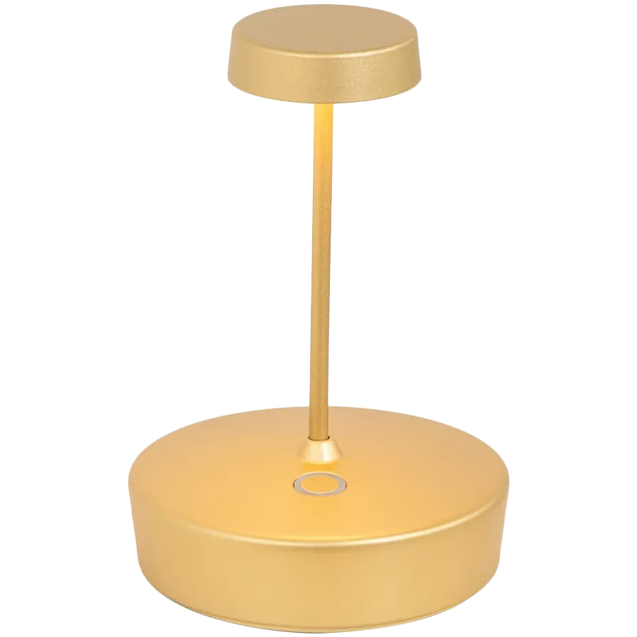 ZAFFERANO SWAP MINI TAVOLO 100x148mm. MATT GOLD 2.0W LED 22/27/3000K- 5Vdc max 2A-IP65 — Image №1