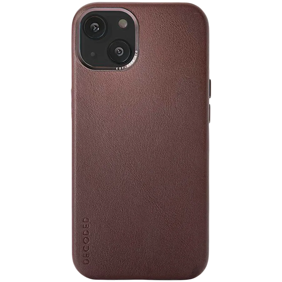 DECODED Θήκη Leather Case με MagSafe, Καφέ for iPhone 13 mini — Εικών №1