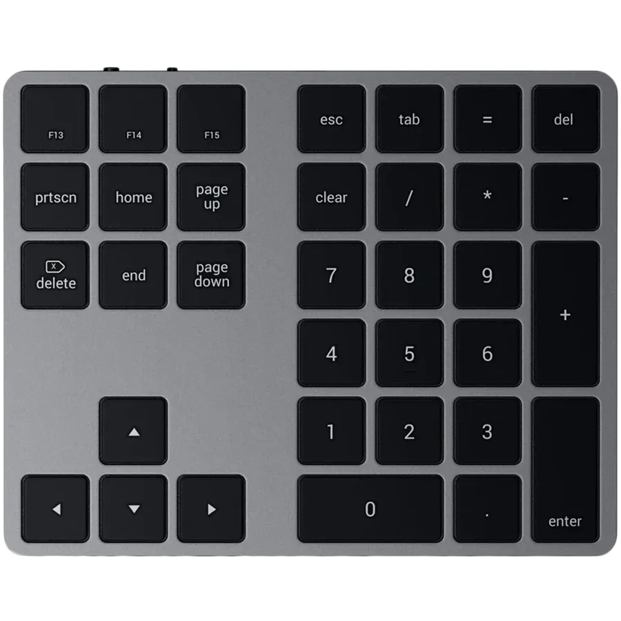 Keypad SATECHI Bluetooth, Space Gray, Keys 34 — Image №1 Keypad SATECHI Bluetooth, Space Gray, Keys 34 — Image №1
