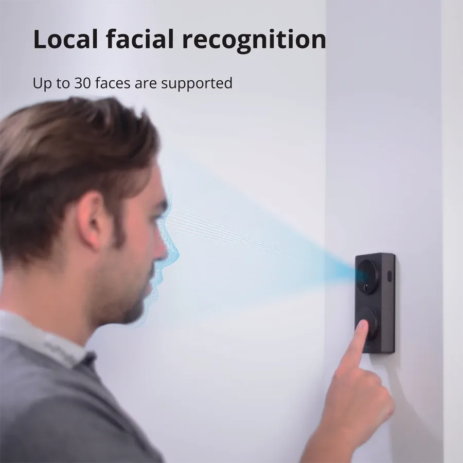 AQARA Smart Video Doorbell, Black — Image №6 AQARA Smart Video Doorbell, Black — Image №6