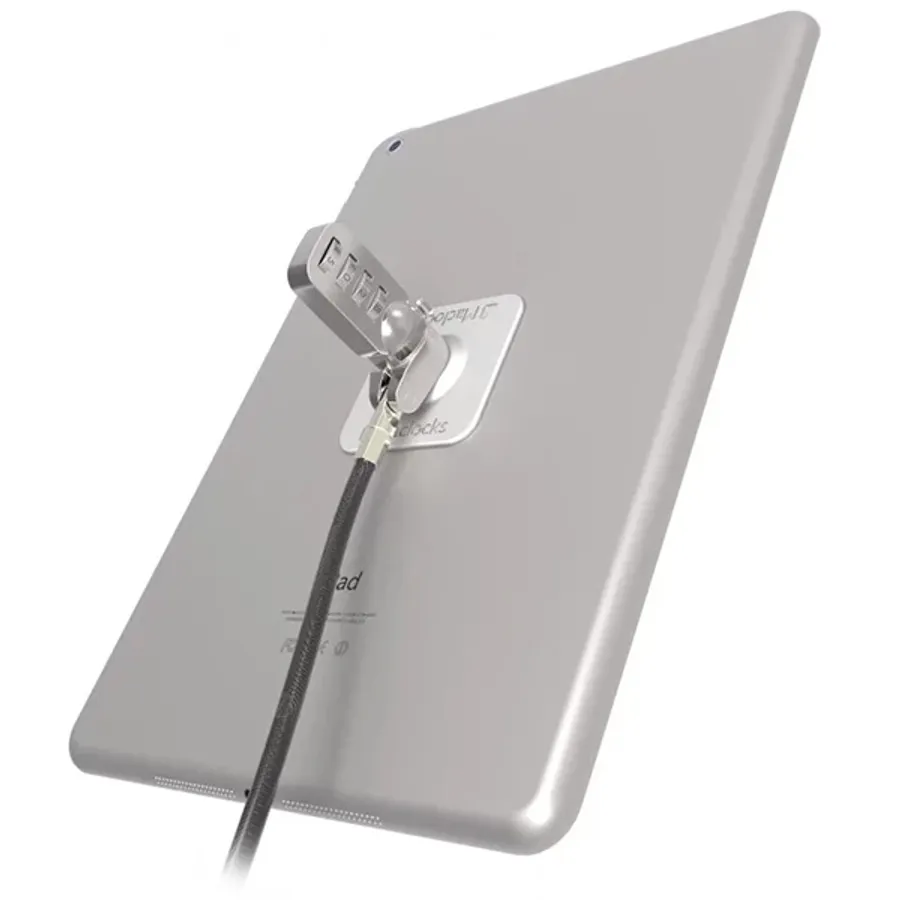 COMPULOCKS Universal Tablet Cable Lock with Combination Lock, Silver — Image №1