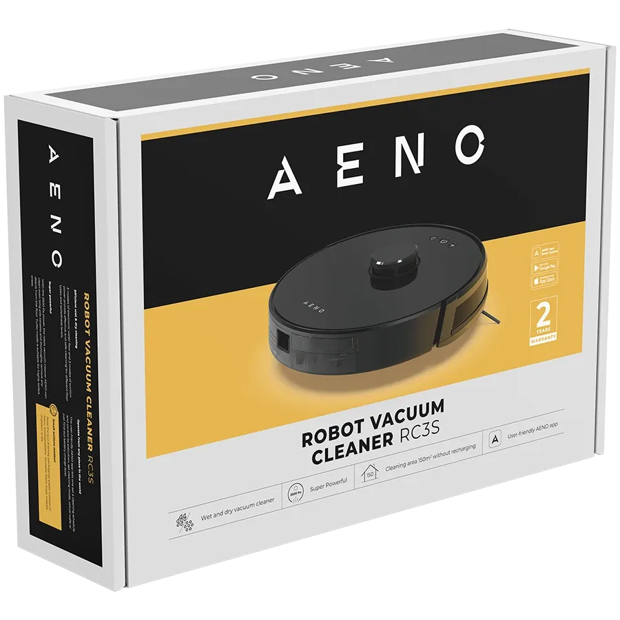 AENO Robotic Vacuum Cleaner, Black — Image №10 AENO Robotic Vacuum Cleaner, Black — Image №10