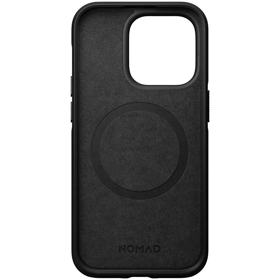 NOMAD Case Modern Horween with MagSafe, Black for iPhone 14 Pro — Image №1