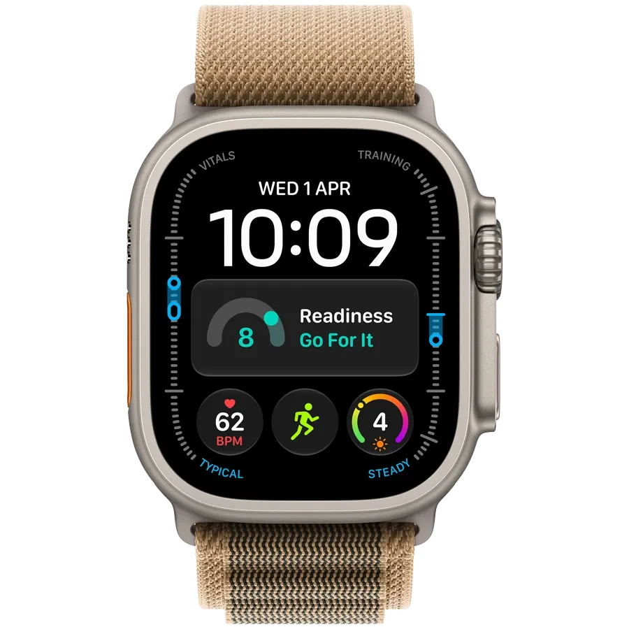 Apple Watch Ultra 4 GPS + Cellular, 49мм, Natural, Desert Alpine Loop, L — Изображение №2