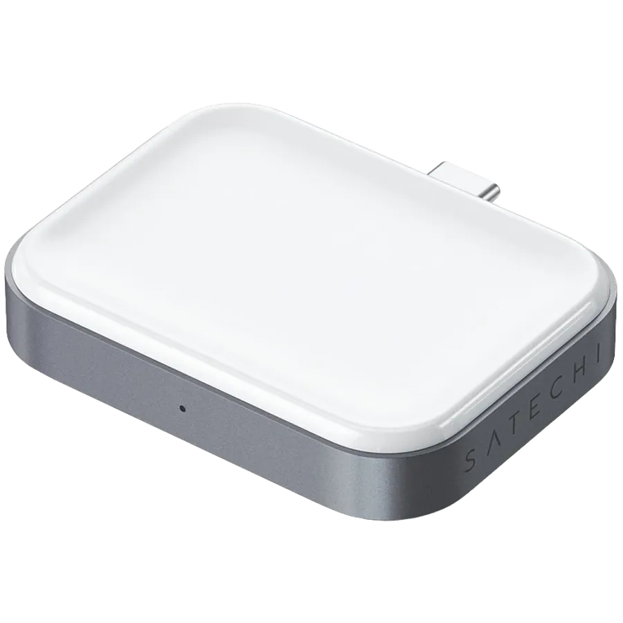 Wireless Charger SATECHI, 5 W, Space Gray (ST-TCWCDM) — Image №1