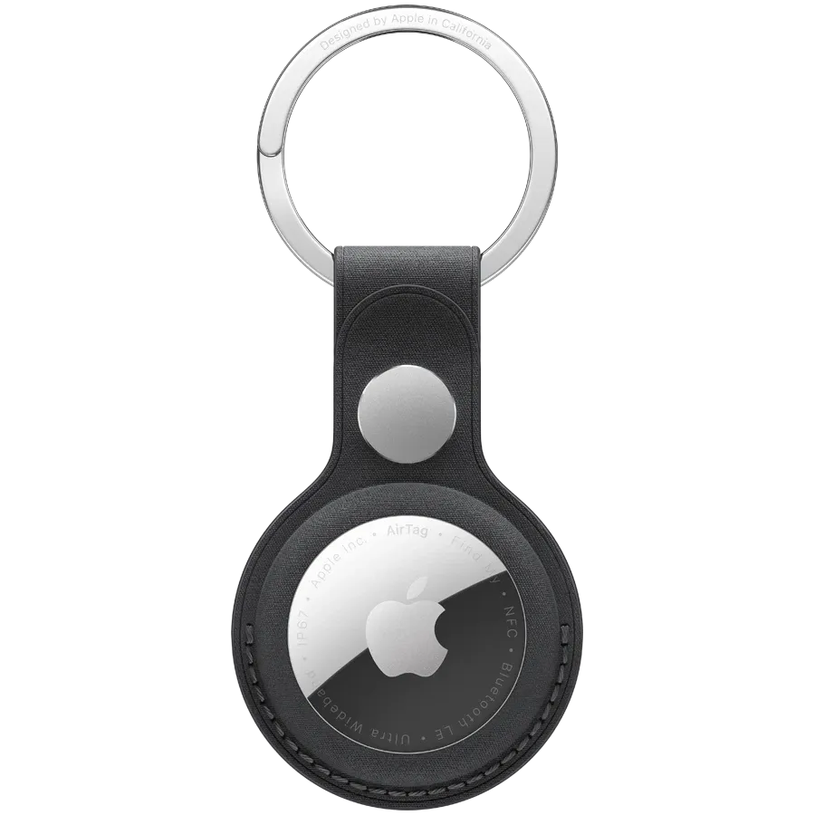 Apple FineWoven Key Ring, Black — Image №1 Apple FineWoven Key Ring, Black — Image №1