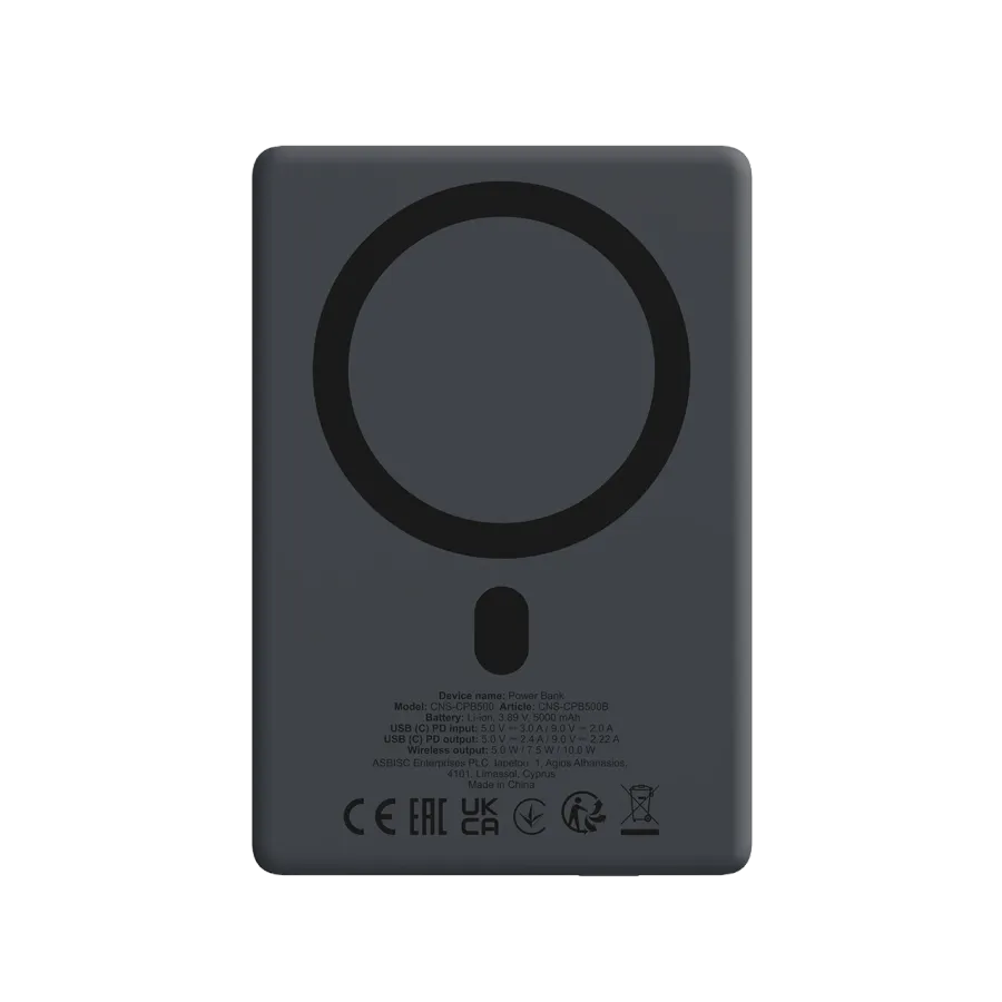 CANYON OnPower 500 Power Bank, 5000 mAh, Interstellar Black — Image №5