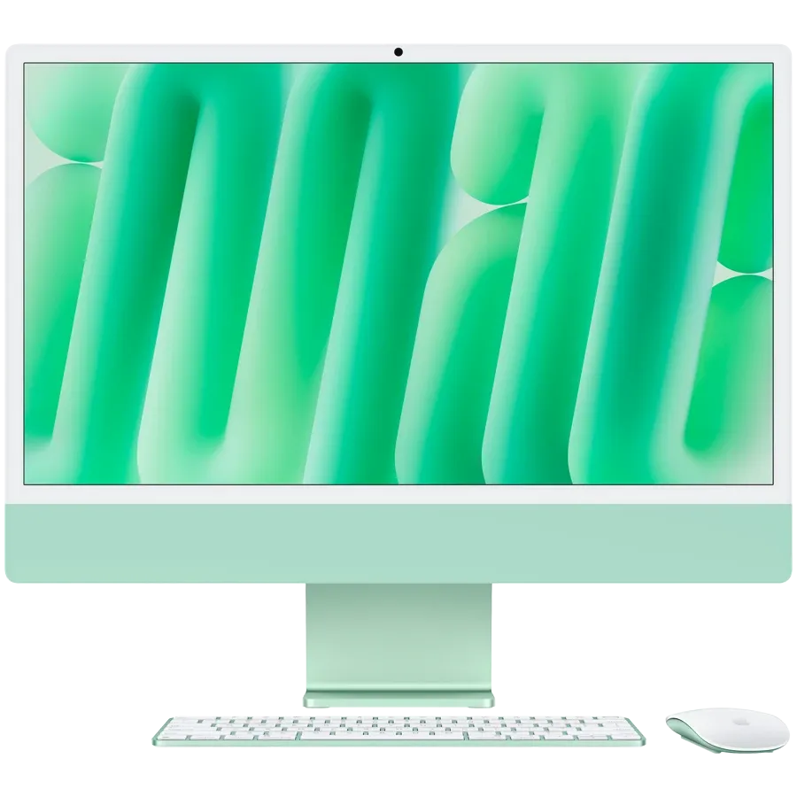 APPLE iMac 24", 4480x2520, Apple M4, 16 ГБ (MWUY3GR/A_IS), 1x256 ГБ Твердотельный накопитель — Изображение №1