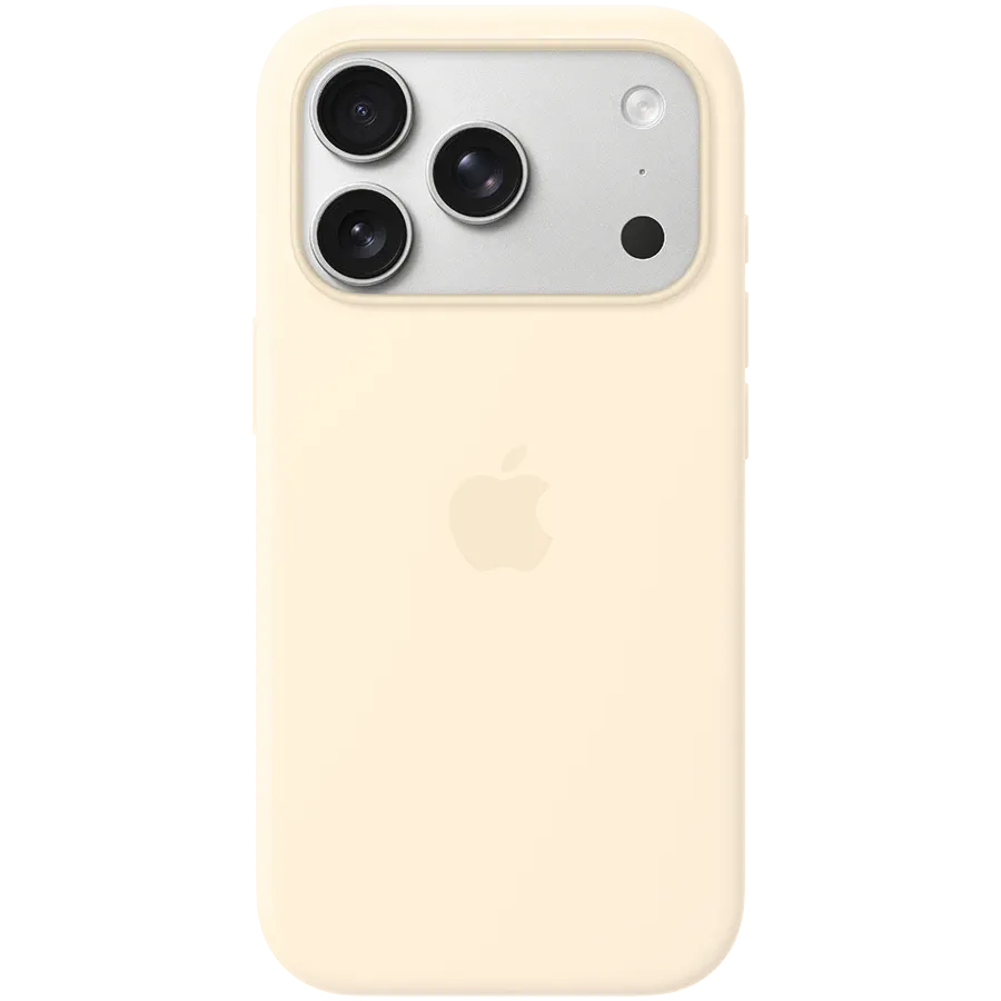 APPLE Silicone Case with MagSafe, Vanilla for iPhone 17 Pro — Image №1