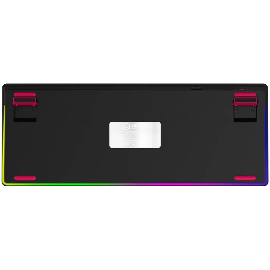 LORGAR KBP70TKLW Gaming Keyboard, Wireless, Black, EN — Image №8