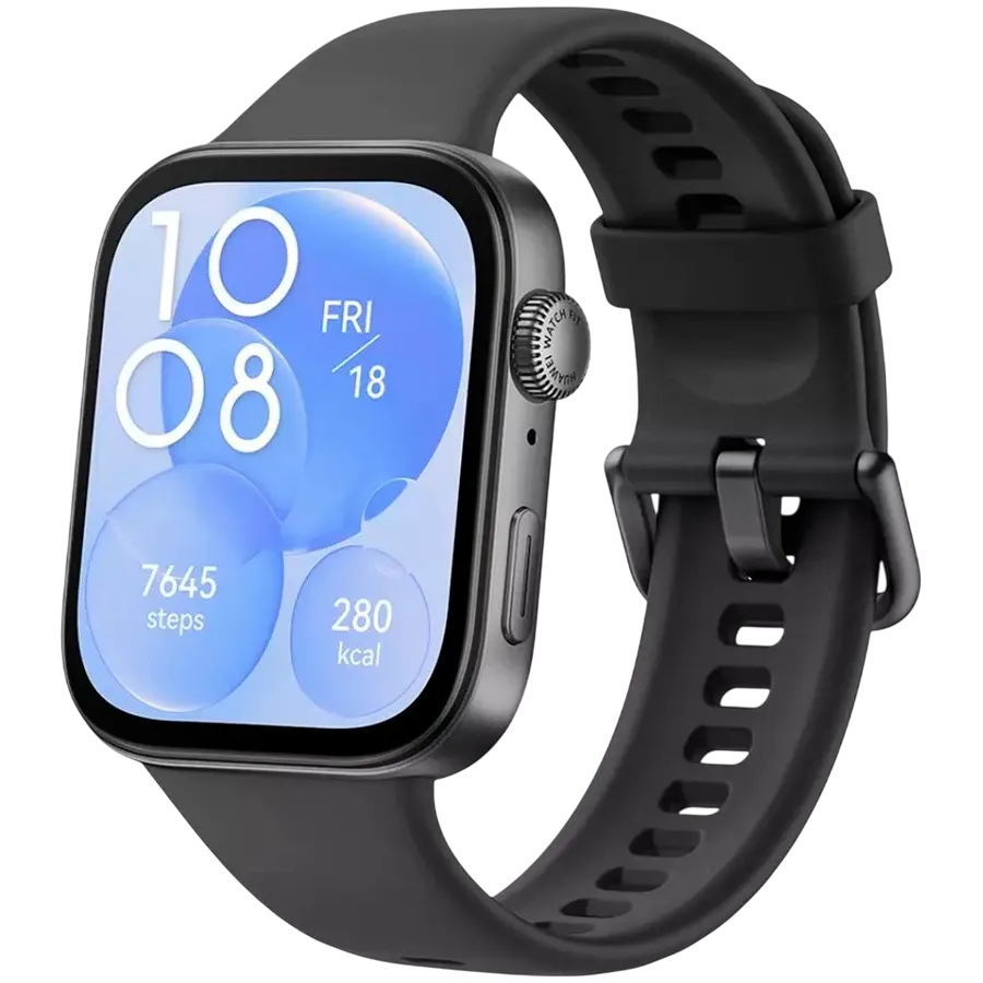 HUAWEI Watch Fit 3 Smart Watch, Black — Image №1