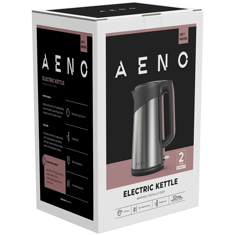 AENO Kettles (1.7 L), Metallic Gray — Image №5