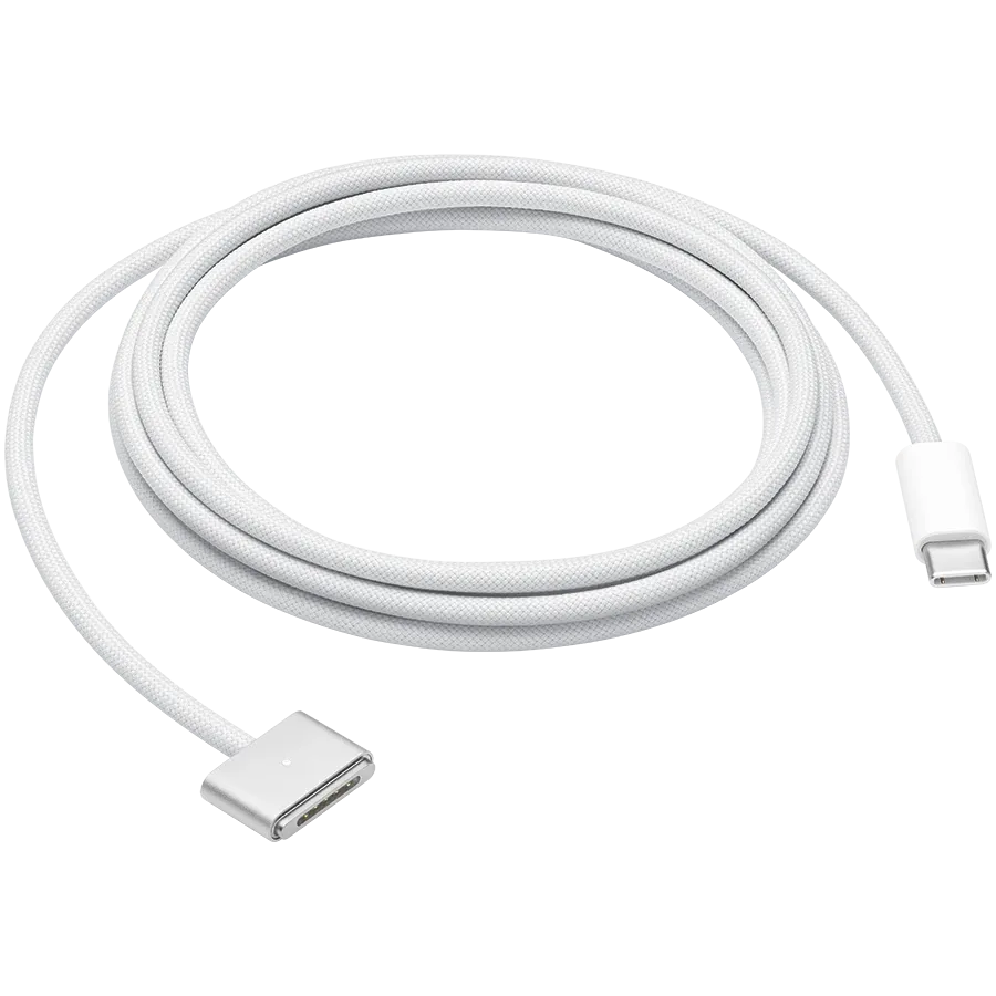 APPLE Кабель USB-C — MagSafe 3, 2 м, белый — Изображение №1 APPLE Кабель USB-C — MagSafe 3, 2 м, белый — Изображение №1