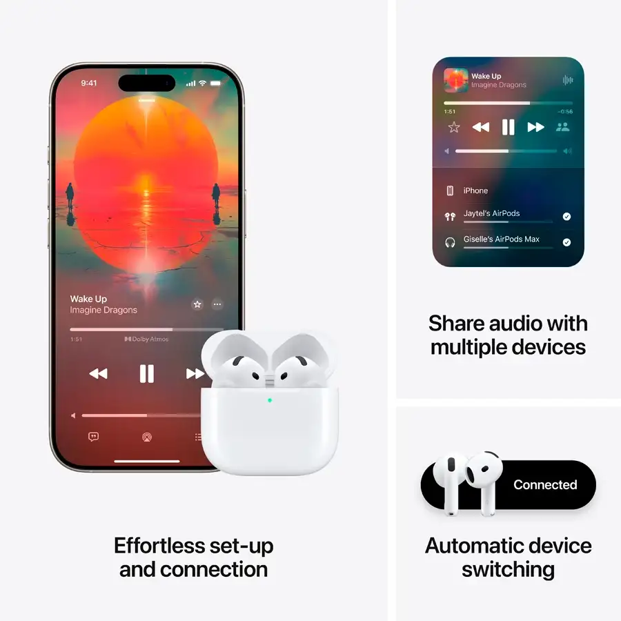Apple AirPods (Gen 4), White — Image №7 Apple AirPods (Gen 4), White — Image №7